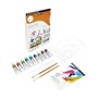 Conjunto Simply Activity Set Acrílico Flores