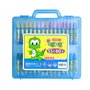 Lápis Oil Pastels Dooly Conjunto Mala com 60 cores