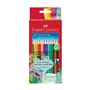 Lápis Cor Aguarelável 12un Cx Cartão Faber-Castell Grip