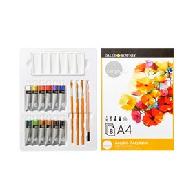 Conjunto Pinturas Simply Set Acrilico 25 Peças
