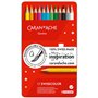 Lápis Cor Aguarelável 12un Cx Metal Caran DAche Swisscolor