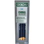 Lápis Dermatográfico Dixon Marker Azul Cx 12un