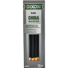Lapis Dermatografico Dixon Marker Preto Cx 12un