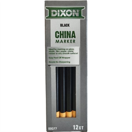 Lapis Dermatografico Dixon Marker Preto Cx 12un