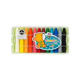 Lápis de Cera 12 Cores Dong-A Rommy