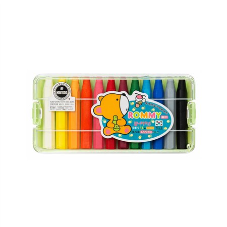 Lápis de Cera 12 Cores Dong-A Rommy