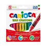 Lápis de Cera 12 Cores Carioca Wax