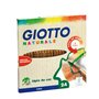 Lápis Cor 24un Cx Cartão Giotto Natural 18cm