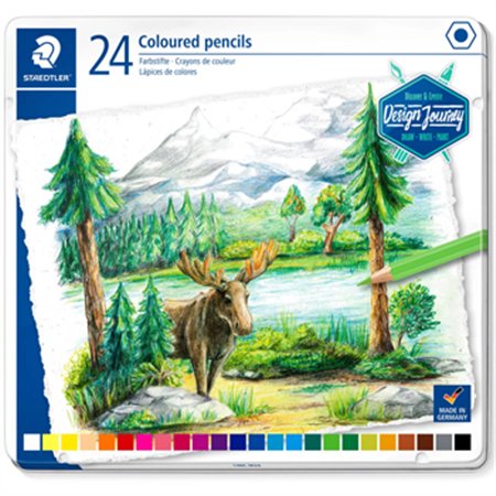 Lápis Cor 24un Cx Metal STAEDTLER 146C M12  Design Journey