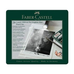 Lápis Grafite Mate + Castell 9000 Pack 20 Peças