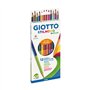 Lápis Cor 12un Cx Cartão Giotto Stilnovo Bicolor 18cm