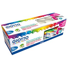 Guache Líquido 25mlx12 Giotto Escolar 12 Cores + Pincel