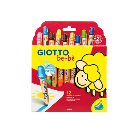Lápis Cor 12un + 1 Afia Giotto Be-Be