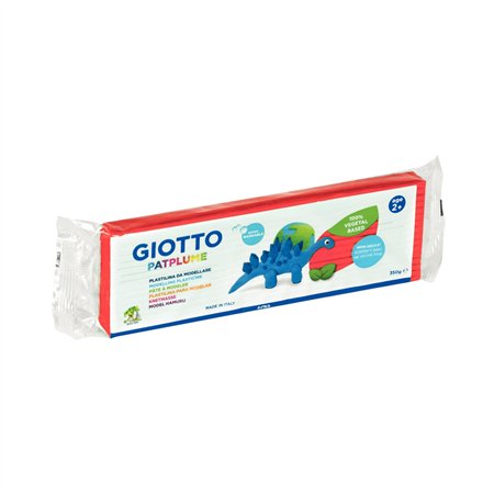 Plasticina Vermelho Patplume Giotto 350g