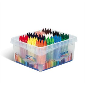 Lápis de Cera 144un Giotto Cx Schoolpack