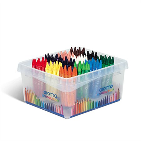 Lápis de Cera 144un Giotto Cx Schoolpack