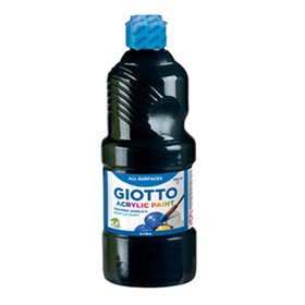 Guache Líquido Acrílico 500ml Giotto Preto