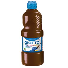Guache Líquido Acrílico 500ml Giotto Castanho
