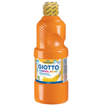 Guache Líquido 500ml Giotto Escolar Laranja