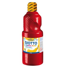 Guache Líquido 500ml Giotto Escolar Vermelho Forte