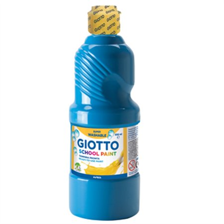 Guache Líquido 500ml Giotto Escolar Azul Ciano