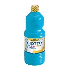 Guache Líquido 1L Giotto Escolar Azul Ciano
