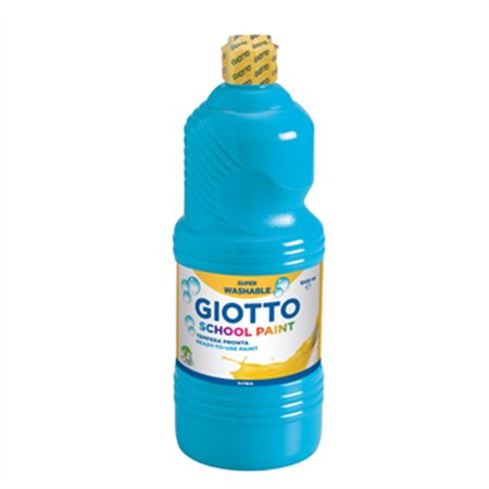Guache Líquido 1L Giotto Escolar Azul Ciano