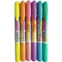 Marcador New Jell Pastel 6 Cores