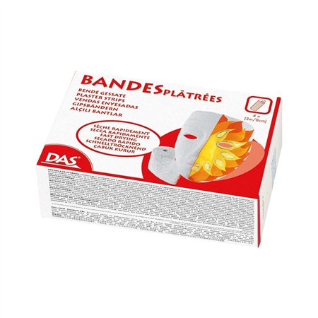 Gesso em Bandas DAS 8cmx3mts 4un