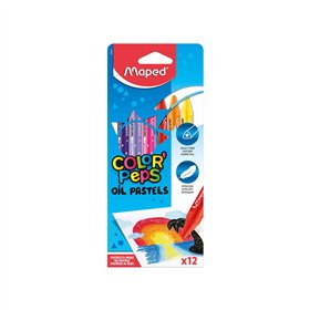 Lápis Pastel a Óleo Color Peps Cx 12un