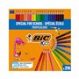 Lápis Cor 216un Cx Escolar Bic Kids Tropicolors 18cm