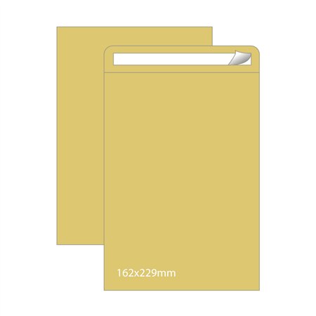 Envelopes Saco 162x229mm C5 Kraft 090g Autodex 250un
