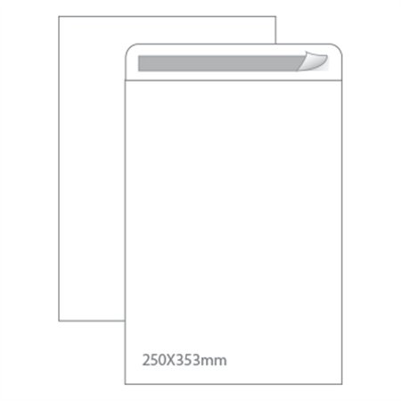 Envelopes Saco 250x353mm B4 Branco 090g Autodex 50un