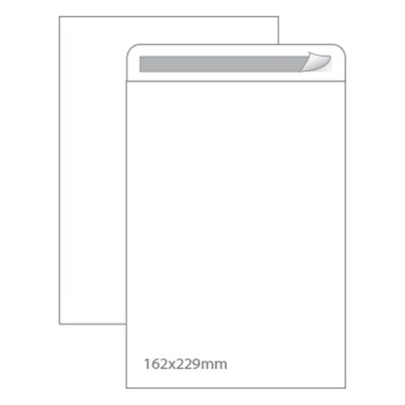Envelopes Saco 162x229mm C5 Branco 90g Autodex Pack 50un