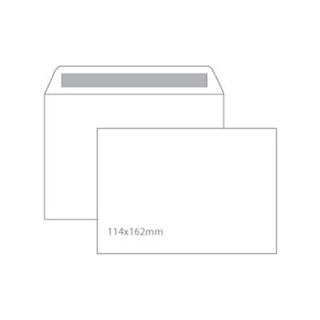 Envelopes 114x162mm C6 Branco 090gr Autodex 500un