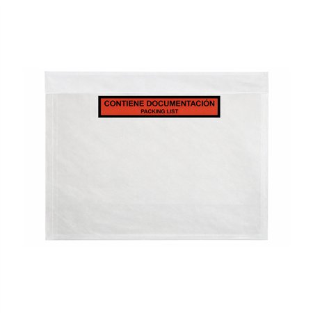 Envelopes Saco Packing List 165x228mm C5 Transparente 1000un