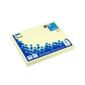 Bloco Notas Aderentes 100x075mm Amarelo 100 Folhas