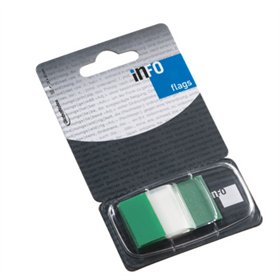Separadores Film Adesivos 25x43mm Verde 50un