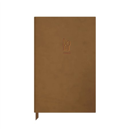 Agenda Restaurante 185x290mm Castanho