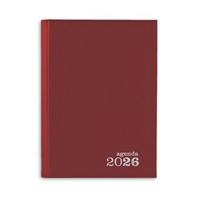 Agenda Diária 2026 Basic 140x200mm Vermelho