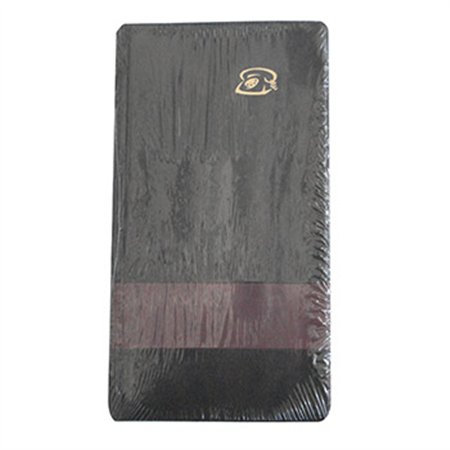 Agenda Telefónica 245x125mm c/Índice A a Z Preto 596PL