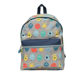 Mochila Escolar Clássica PLAY ME Monster 40x30x18cm