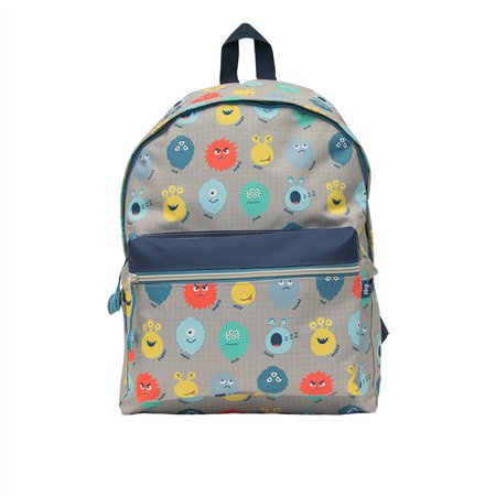 Mochila Escolar Clássica PLAY ME Monster 40x30x18cm