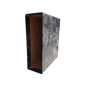 Caixa Arq. A5 (Alto) L/80mm 250x220 Marmoreado Preto