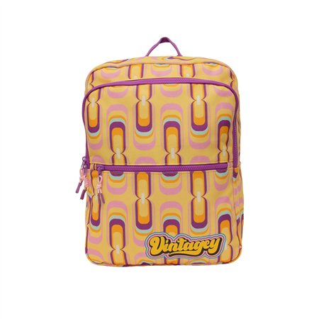 Mochila Retangular VINTAGEY Retro 39x30x10cm