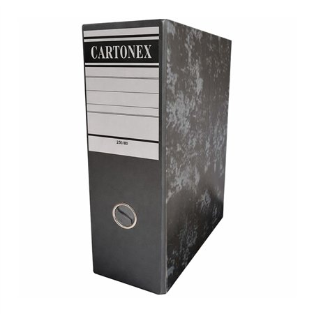 Pasta Arq. A5 (Alto) L/80mm 250x220 Marmoreado Preto