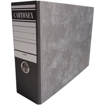 Pasta Arq. A5 (Baixo) L/80mm 210x290 Marmoreado Preto