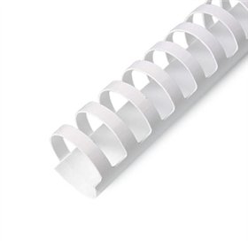 Argolas PVC Encadernar 25mm Branco 240 Folhas 35036 50un
