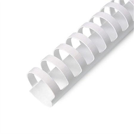 Argolas PVC Encadernar 25mm Branco 240 Folhas 35036 50un