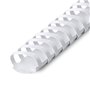 Argolas PVC Encadernar 32mm Ovais Branco 310 Folhas 50un